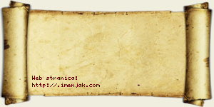 Igor Stojmenović vizit kartica